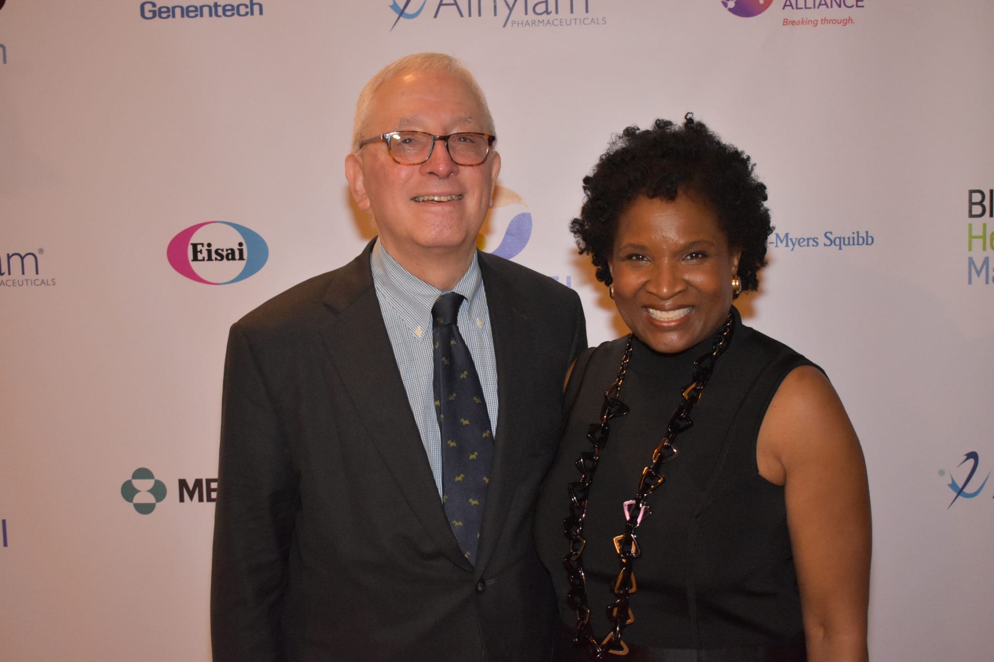 Dr. Lewis Kampel with Founder Roslyn Y. Daniels at the Black Health Matters Summit.